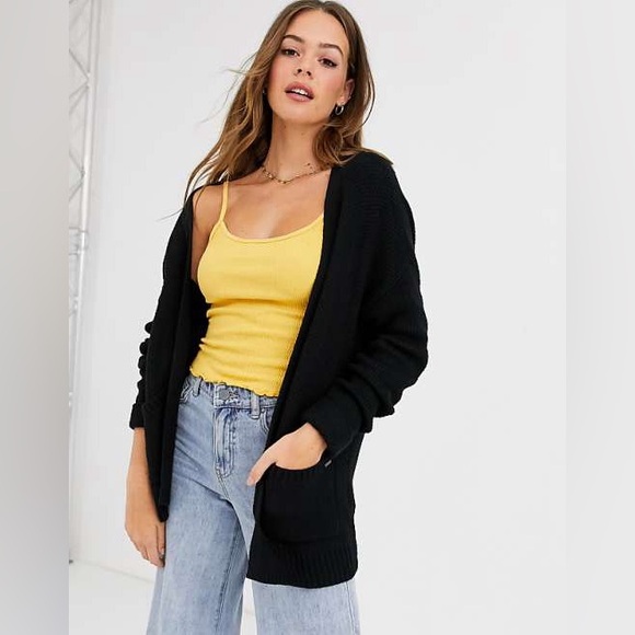 Hollister Sweaters - Hollister Black Knit Cardigan